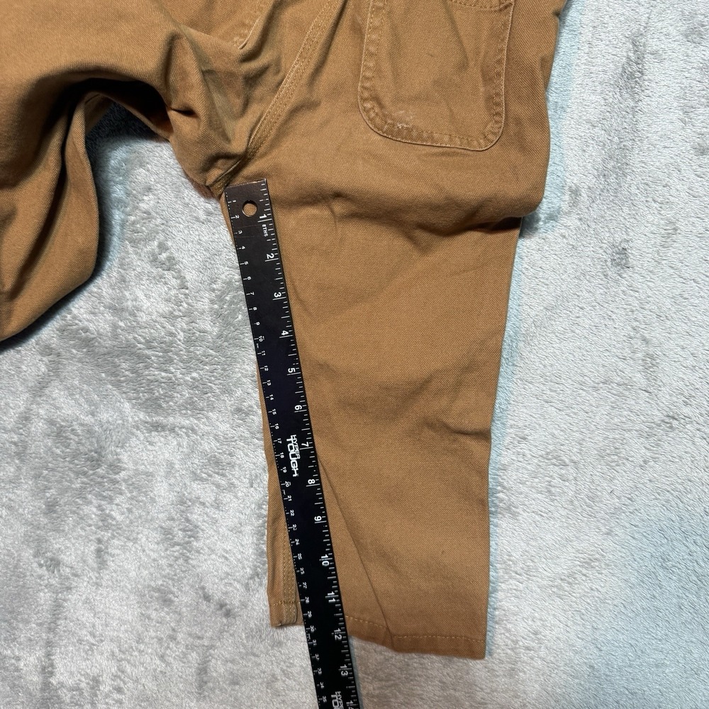 Carhartt Double Knee Overalls Toddler Size 2T Brown Duck Canvas Bibs - Picture 8 of 8